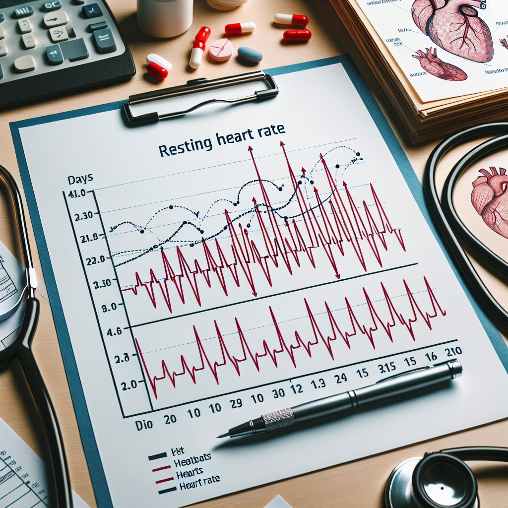 Comment évolue la fréquence cardiaque au repos après une cure de trenbolone énanthate ?