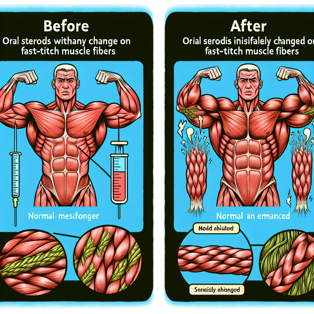 Effet des stéroïdes oraux sur les fibres musculaires rapides