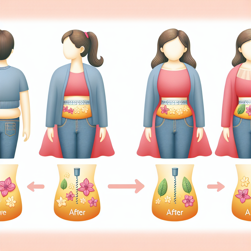 Effet du traitement sur la répartition des graisses chez la femme