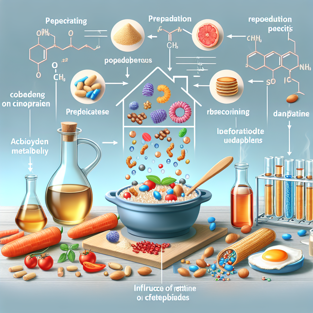 Influence des peptides sur le métabolisme des glucides pendant la préparation avant cuisson
