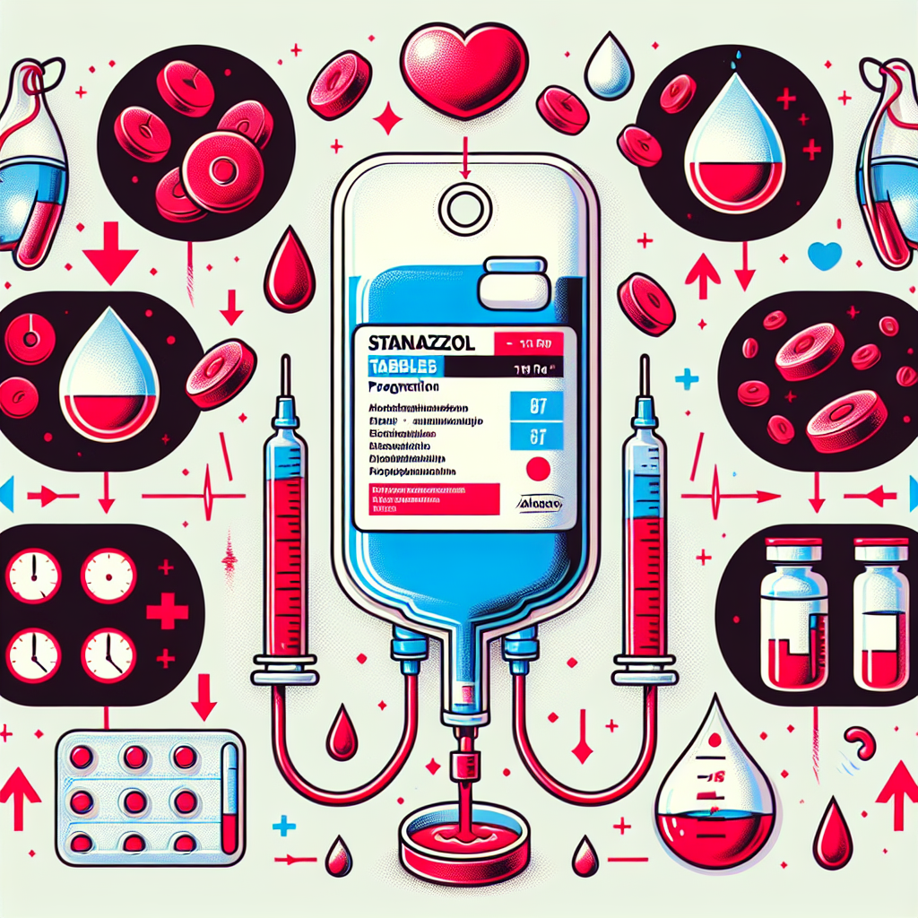 Infusion de comprimés de stanozolol et modifications de la numération globulaire pendant le programme