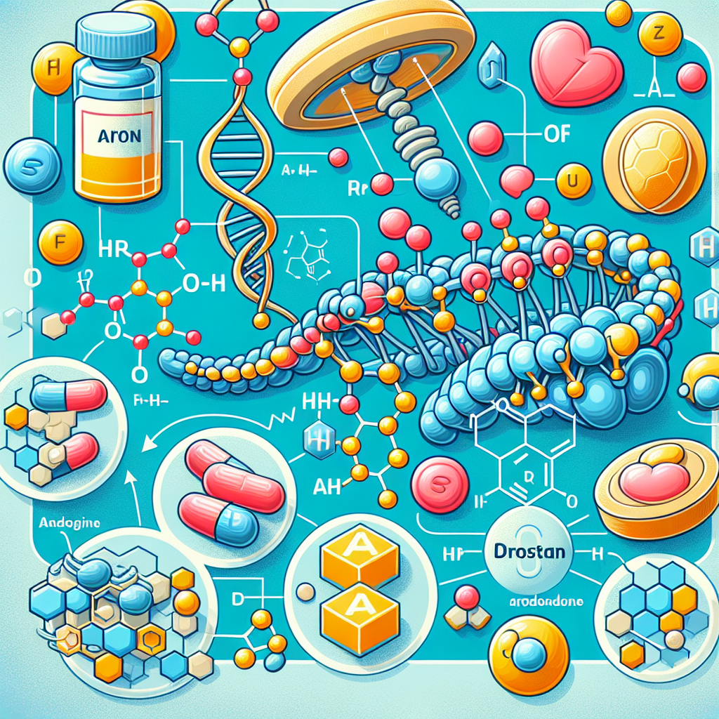Interaction de la Drostanolone avec les récepteurs androgéniques