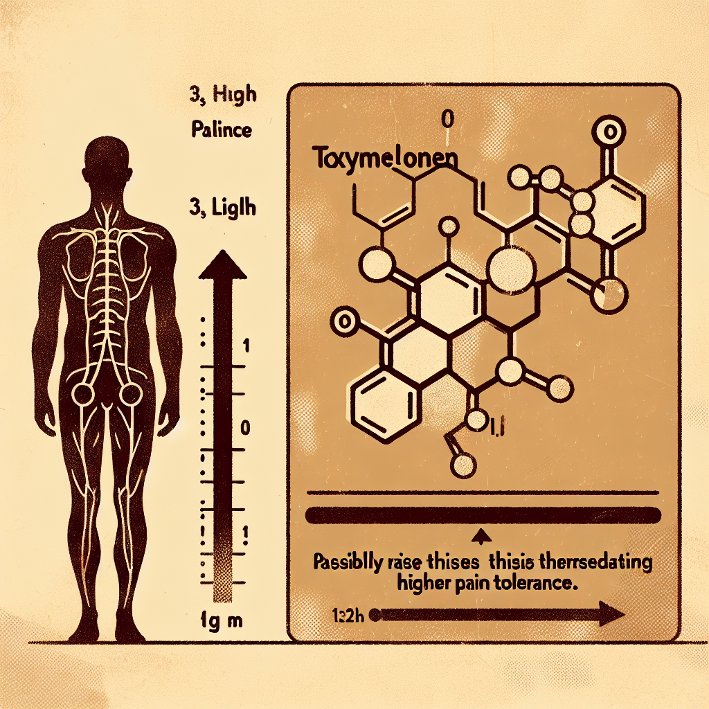 Oxymétholone et augmentation de la tolérance à la douleur