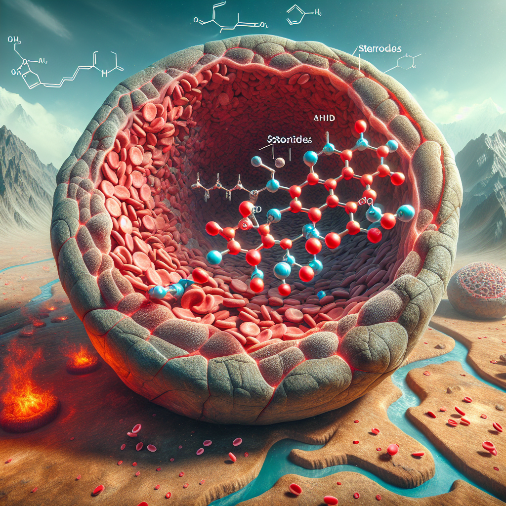 Utilisation de cures de stéroïdes pour protéger les vaisseaux sanguins pendant la sèche