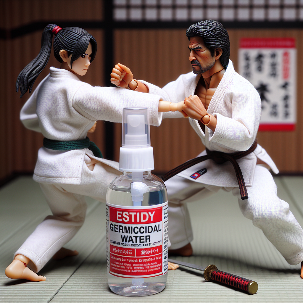 Utilisation de l'Eau germicide dans les arts martiaux