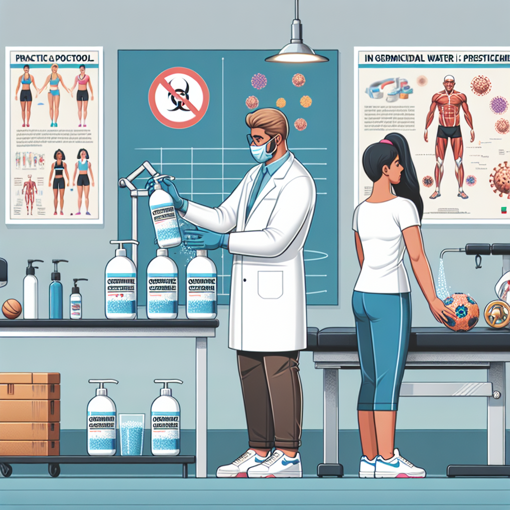 Utilisation de l'Eau Germicide dans les cliniques sportives : pratique et protocoles