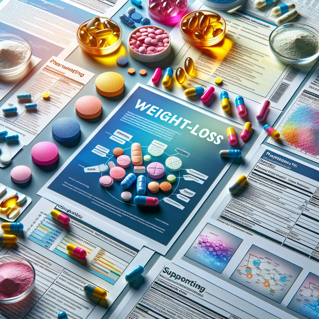 Vitamines pour la perte de poids avec soutien pharmacologique