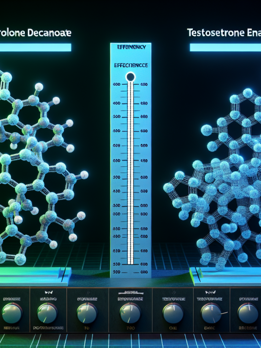 Comparaison de l'efficacité du décanoate de nandrolone et de l'énanthate de testostérone