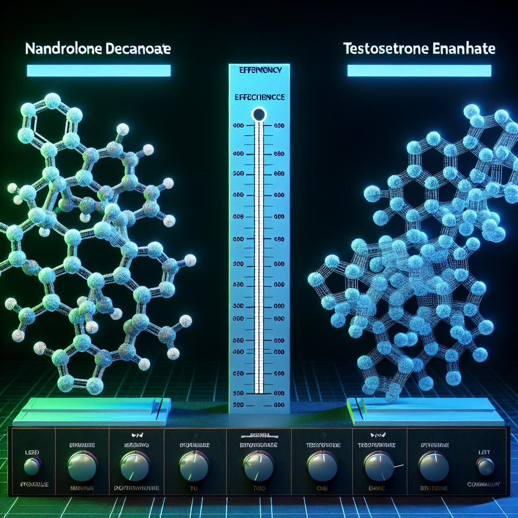 Comparaison de l'efficacité du décanoate de nandrolone et de l'énanthate de testostérone