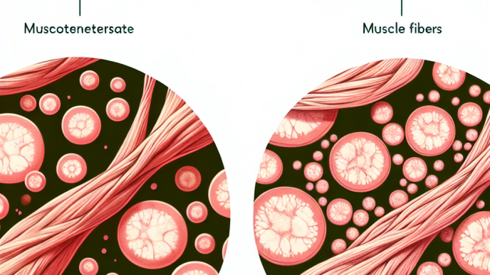 Effet de l'énanthate de testostérone sur la croissance des fibres musculaires