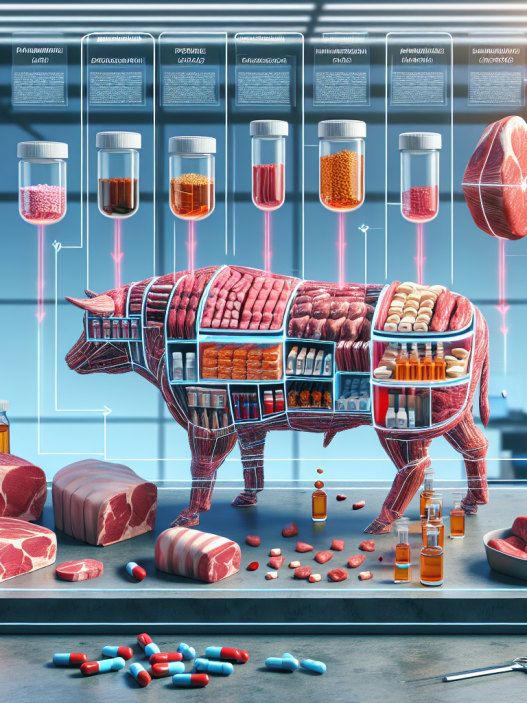 Influence de la pharmacologie sur l'accumulation de glycogène dans les viandes