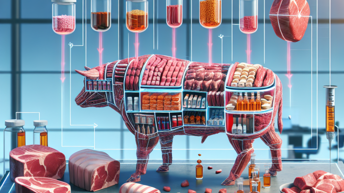 Influence de la pharmacologie sur l'accumulation de glycogène dans les viandes