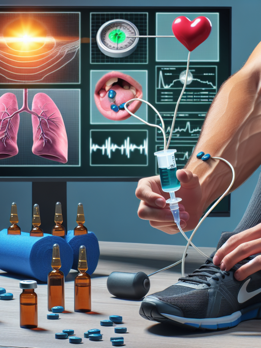 Infusion de sildénafil dans le système nerveux central pendant l'activité sportive