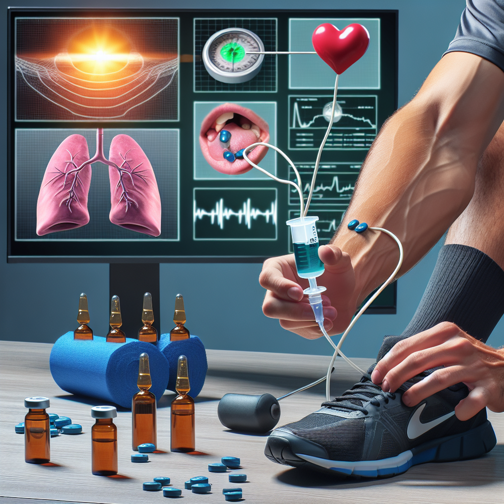 Infusion de sildénafil dans le système nerveux central pendant l'activité sportive