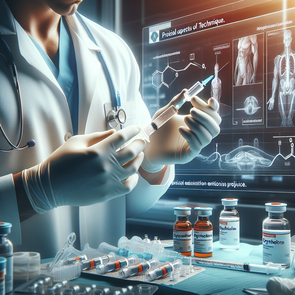 Injection d'oxymétholone : aspects pratiques de la technique d'injection