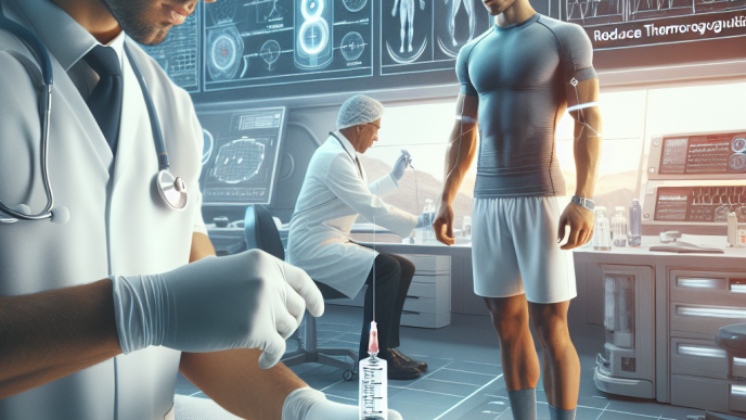 Injection pour réduire la thermorégulation lors d'un entraînement intense