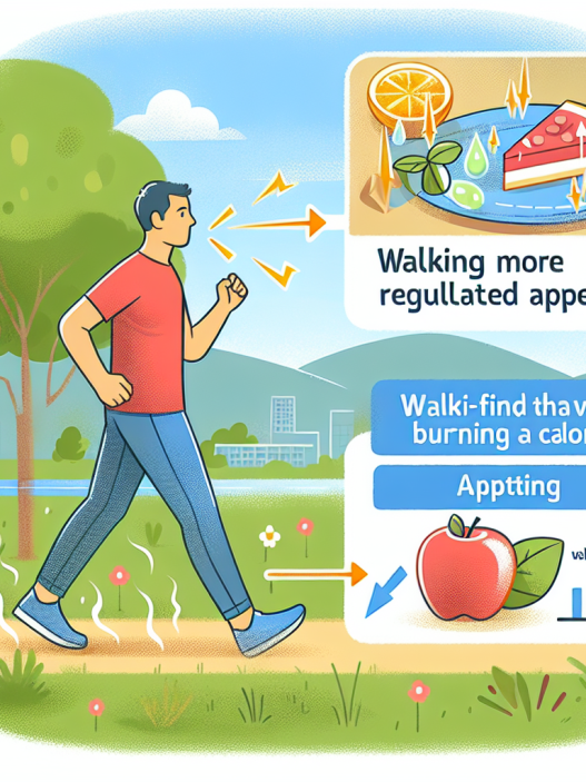 Intégrer la marche pour la perte de poids permet de réguler l'appétit et d'augmenter les calories pendant l'effort