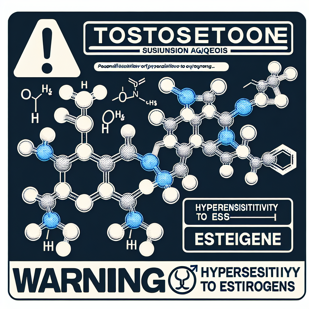 Testosterone Suspension (Aqueuse) et risques d'hypersensibilité aux œstrogènes