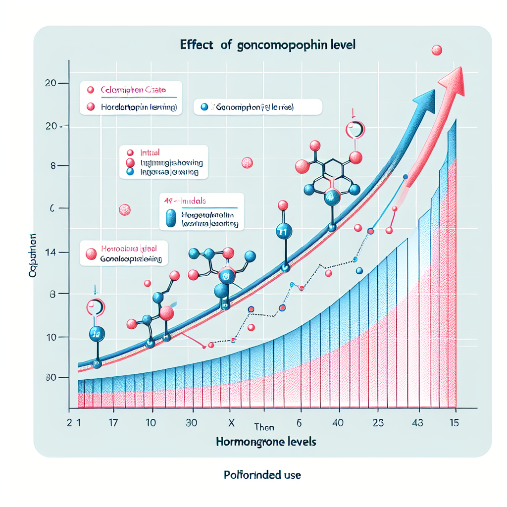 Effet du citrate d'enclomifène sur le taux de gonadotrophines lors d'une utilisation prolongée