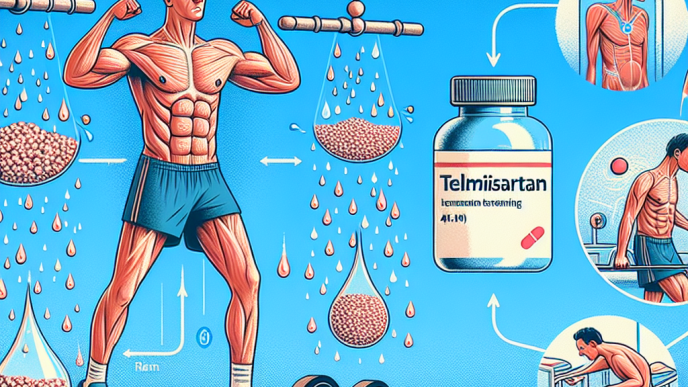 Telmisartan et correction de l'équilibre eau-sel pendant un effort physique intense