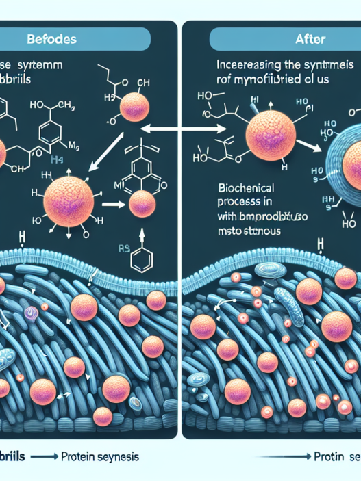 Influence des stéroïdes sur l'augmentation de la synthèse des myofibrilles