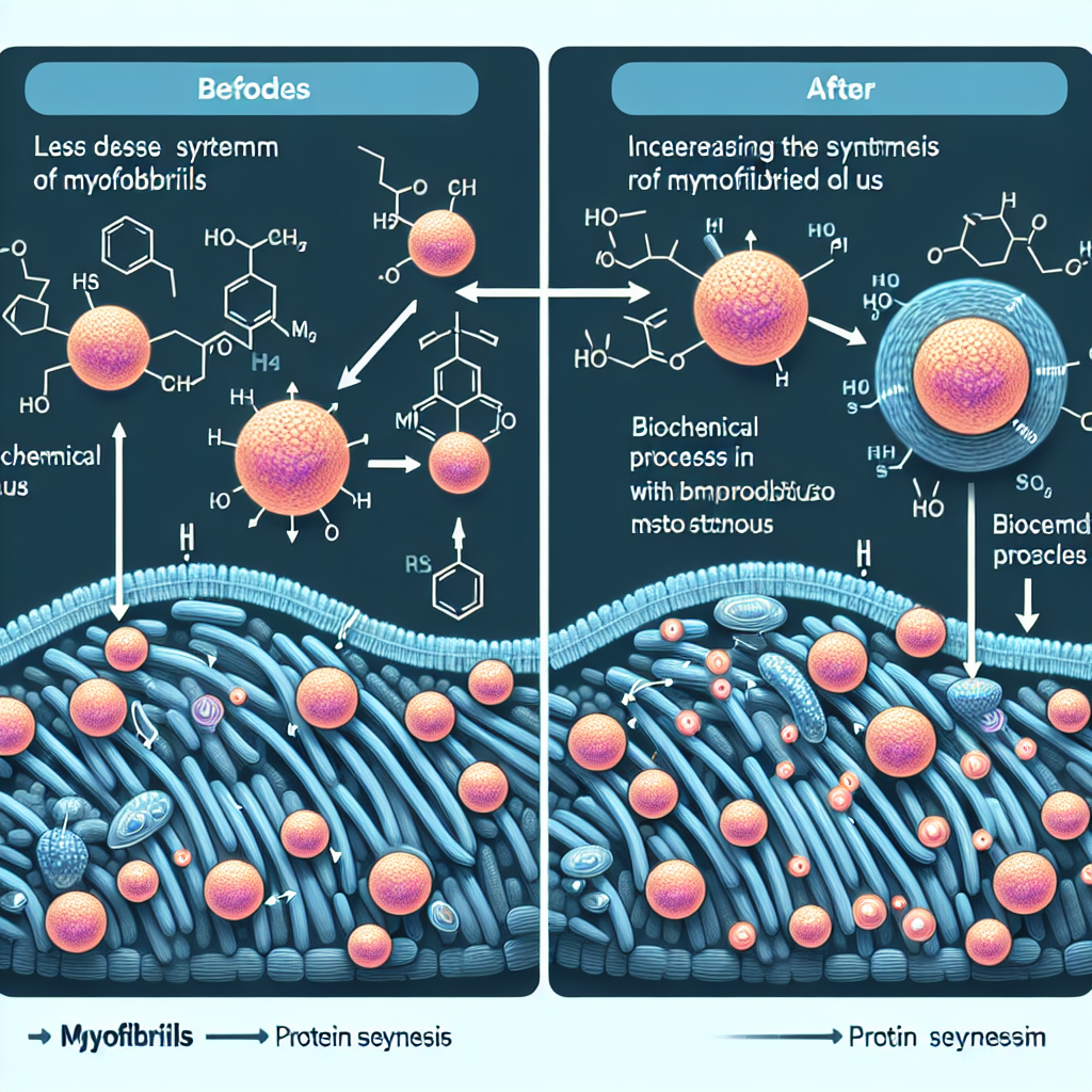 Influence des stéroïdes sur l'augmentation de la synthèse des myofibrilles