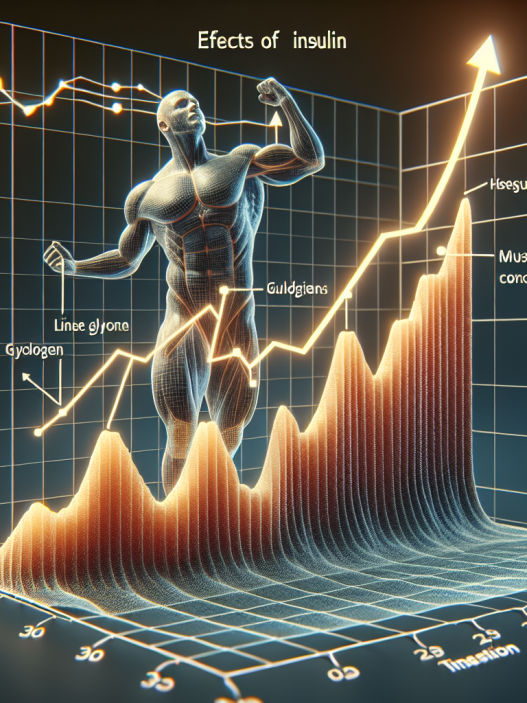 L'effet de l'insuline sur le glycogène musculaire Niveaux d'insuline