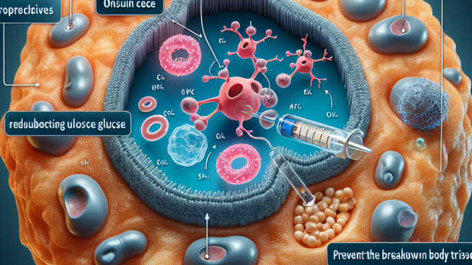 Réduction du risque de catabolisme grâce à l'insuline