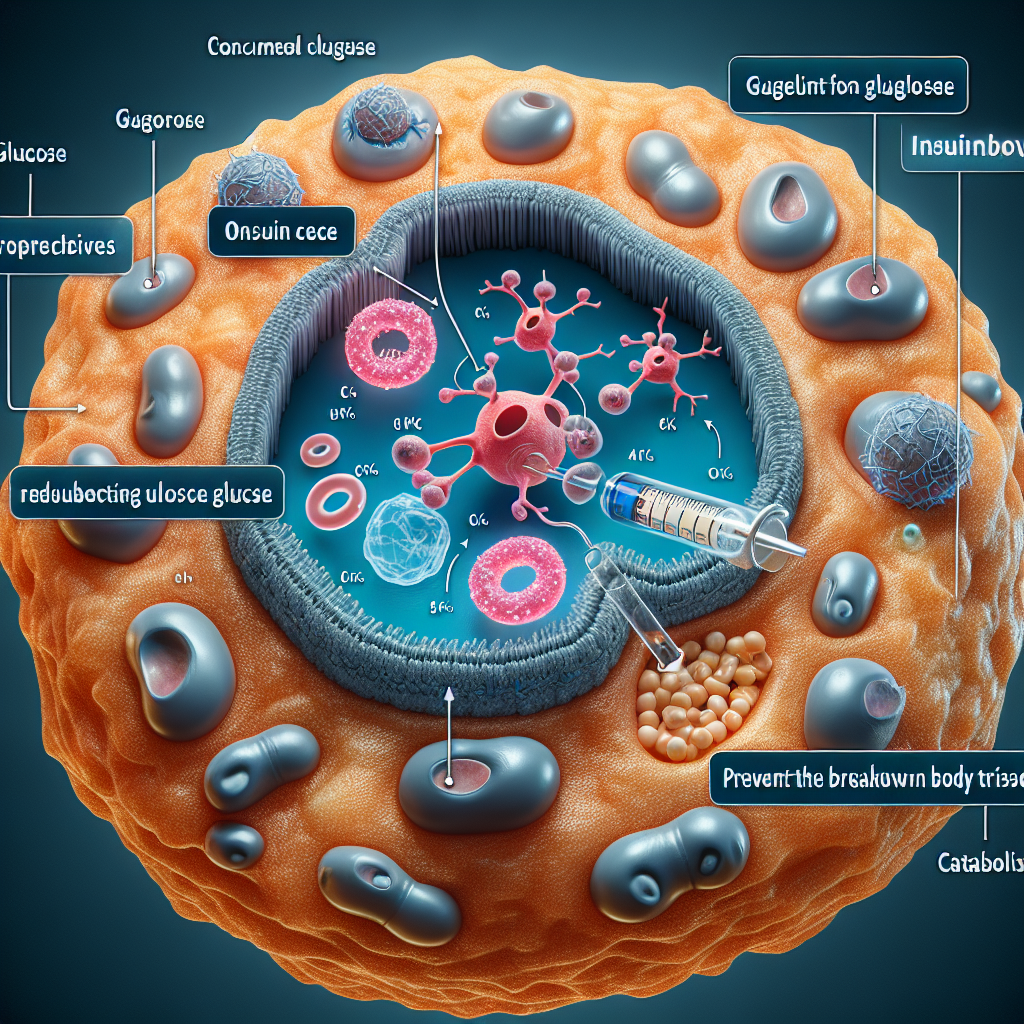Réduction du risque de catabolisme grâce à l'insuline
