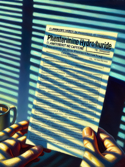 Chlorhydrate de Phentermine : lire une étiquette (caféine totale, sources cachées)